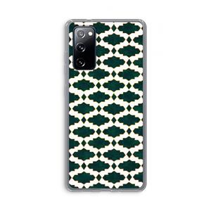 CaseCompany Moroccan tiles: Samsung Galaxy S20 FE / S20 FE 5G Transparant Hoesje