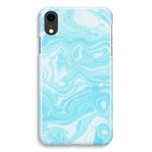 CaseCompany Waterverf blauw: iPhone XR Volledig Geprint Hoesje