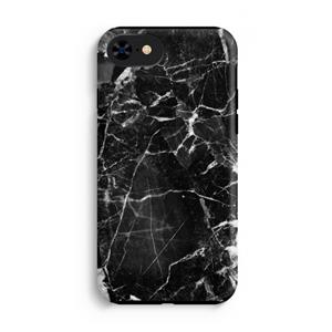 CaseCompany Zwart Marmer 2: iPhone SE 2020 Tough Case