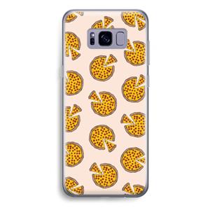 CaseCompany You Had Me At Pizza: Samsung Galaxy S8 Plus Transparant Hoesje