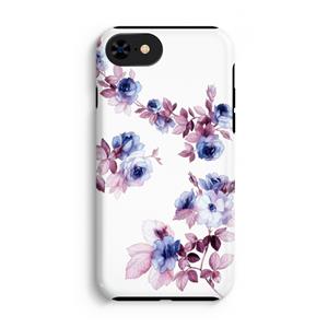 CaseCompany Waterverf bloemen: iPhone SE 2020 Tough Case