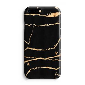 CaseCompany Gouden marmer: iPhone 8 Plus Volledig Geprint Hoesje