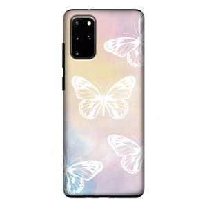 CaseCompany White butterfly: Samsung Galaxy S20 Plus Tough Case