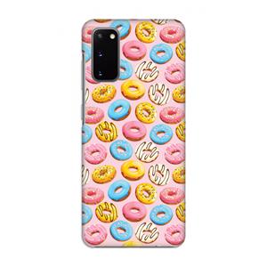 CaseCompany Pink donuts: Volledig geprint Samsung Galaxy S20 Hoesje