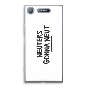 CaseCompany Neuters: Sony Xperia XZ1 Transparant Hoesje