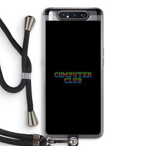 CaseCompany Retro: Samsung Galaxy A80 Transparant Hoesje met koord