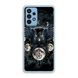 CaseCompany Sinister Wings: Samsung Galaxy A52 Transparant Hoesje