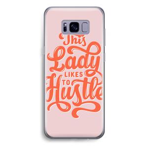 CaseCompany Hustle Lady: Samsung Galaxy S8 Plus Transparant Hoesje