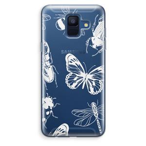 CaseCompany Tiny Bugs: Samsung Galaxy A6 (2018) Transparant Hoesje