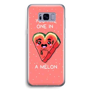CaseCompany One In A Melon: Samsung Galaxy S8 Plus Transparant Hoesje