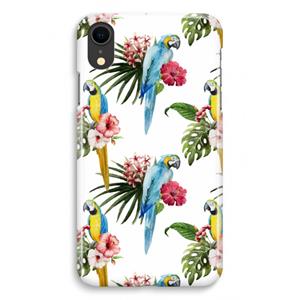 CaseCompany Kleurrijke papegaaien: iPhone XR Volledig Geprint Hoesje