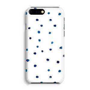 CaseCompany Blauwe stippen: iPhone 8 Plus Volledig Geprint Hoesje
