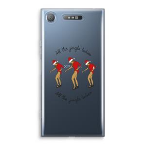 CaseCompany Jingle Ladies: Sony Xperia XZ1 Transparant Hoesje