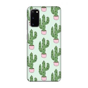 CaseCompany Cactus Lover: Volledig geprint Samsung Galaxy S20 Hoesje