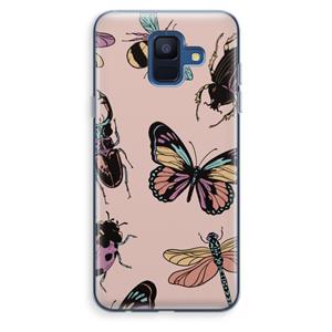 CaseCompany Tiny Bugs: Samsung Galaxy A6 (2018) Transparant Hoesje