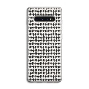 CaseCompany Crazy shapes: Samsung Galaxy S10 4G Transparant Hoesje