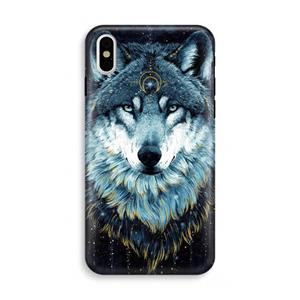 CaseCompany Darkness Wolf: iPhone X Tough Case