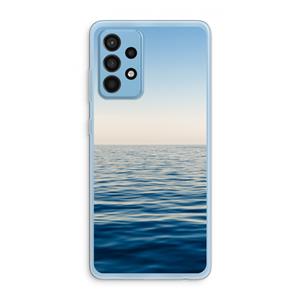 CaseCompany Water horizon: Samsung Galaxy A52 Transparant Hoesje