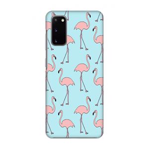 CaseCompany Anything Flamingoes: Volledig geprint Samsung Galaxy S20 Hoesje