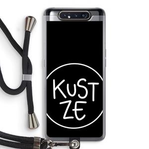 CaseCompany KUST ZE: Samsung Galaxy A80 Transparant Hoesje met koord