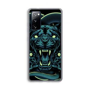 CaseCompany Cougar and Vipers: Samsung Galaxy S20 FE / S20 FE 5G Transparant Hoesje