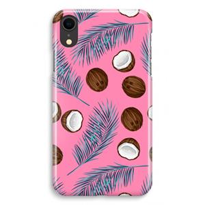 CaseCompany Kokosnoot roze: iPhone XR Volledig Geprint Hoesje