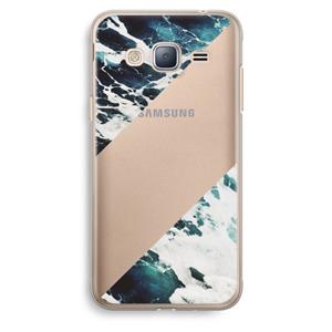 CaseCompany Golven: Samsung Galaxy J3 (2016) Transparant Hoesje