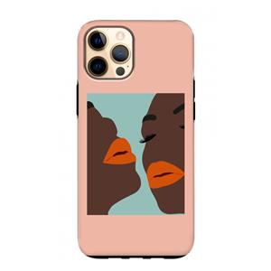 CaseCompany Orange lips: iPhone 12 Pro Max Tough Case