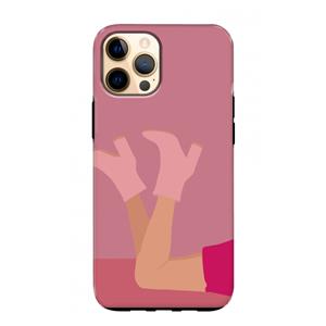 CaseCompany Pink boots: iPhone 12 Pro Max Tough Case