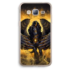 CaseCompany Pegasus: Samsung Galaxy J3 (2016) Transparant Hoesje