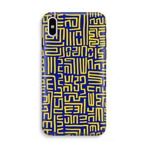 CaseCompany Majorelle Blue Print: iPhone X Tough Case