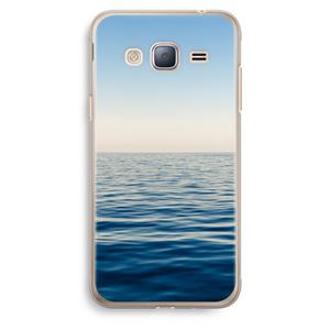 CaseCompany Water horizon: Samsung Galaxy J3 (2016) Transparant Hoesje