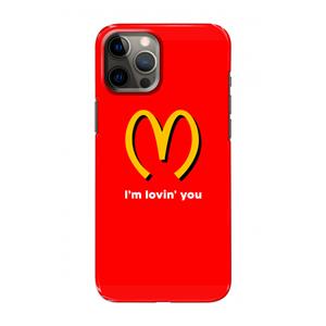 CaseCompany I'm lovin' you: Volledig geprint iPhone 12 Hoesje