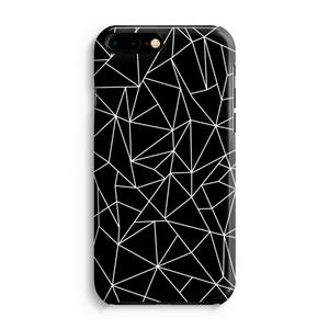 CaseCompany Geometrische lijnen wit: iPhone 8 Plus Volledig Geprint Hoesje