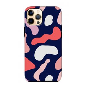 CaseCompany Memphis Shapes Pink: iPhone 12 Pro Max Tough Case