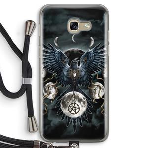 CaseCompany Sinister Wings: Samsung Galaxy A5 (2017) Transparant Hoesje met koord