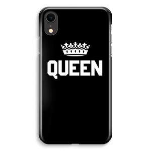 CaseCompany Queen zwart: iPhone XR Volledig Geprint Hoesje