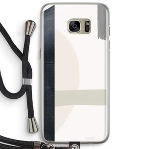 CaseCompany Baca: Samsung Galaxy S7 Edge Transparant Hoesje met koord
