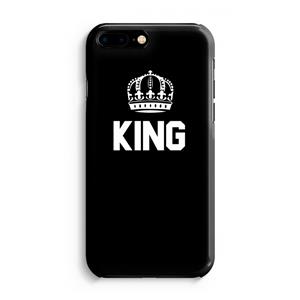 CaseCompany King zwart: iPhone 8 Plus Volledig Geprint Hoesje