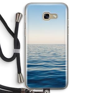 CaseCompany Water horizon: Samsung Galaxy A5 (2017) Transparant Hoesje met koord