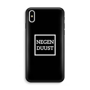 CaseCompany Negenduust black: iPhone X Tough Case