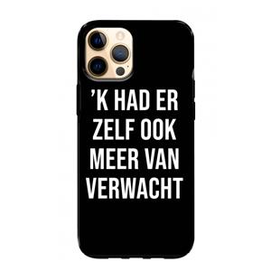 CaseCompany Meer verwacht - Zwart: iPhone 12 Pro Max Tough Case