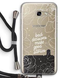 CaseCompany Good stories: Samsung Galaxy A5 (2017) Transparant Hoesje met koord