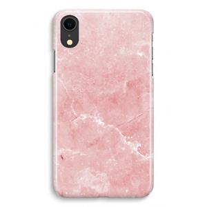CaseCompany Roze marmer: iPhone XR Volledig Geprint Hoesje
