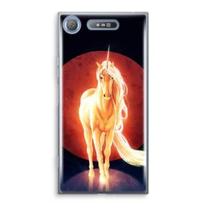CaseCompany Last Unicorn: Sony Xperia XZ1 Transparant Hoesje