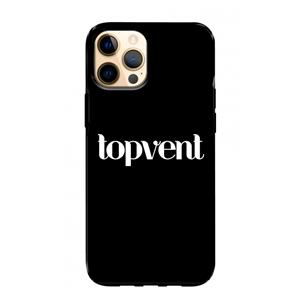 CaseCompany Topvent Zwart: iPhone 12 Pro Max Tough Case