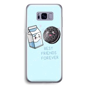 CaseCompany Best Friend Forever: Samsung Galaxy S8 Plus Transparant Hoesje