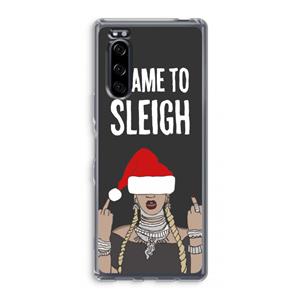 CaseCompany Came To Sleigh: Sony Xperia 5 Transparant Hoesje