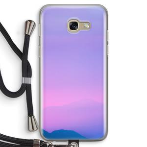 CaseCompany Sunset pastel: Samsung Galaxy A5 (2017) Transparant Hoesje met koord