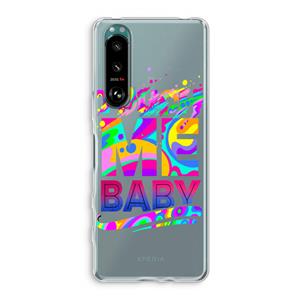 CaseCompany Touch Me: Sony Xperia 5 III Transparant Hoesje